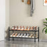 TZAMLI 2-Tier Closet, 17.2"-30" 9" 14" Inch Expandable Metal Shoe Rack for Stackable Shoe Organizer Adjustable Metal