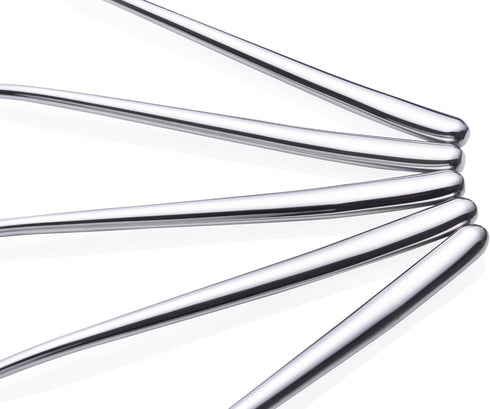 Stainless Steel Soup Spoons, Long Handled Spoons, Silver Pack of 5