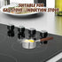 Luxshiny Mini Sauce Pan, 125ml Stainless Steel with Pour Spouts, Small Melting Pot for Cooking, Picnic