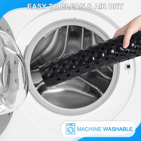 40x16 Inch Linoows Bathtub and Shower Mats, Extra Large Non Slip Soft Bath Tub Mat with Suction Cups and Drain Holes