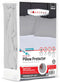 Guardmax Waterproof Pillow Protector Grey Standard Size, Zippered Bed Bug Pillow Protector 2 Pack