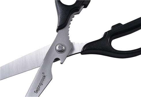 Kalbi Meat Cutting Shears, Heavy Duty Kitchen Scissors for Food, 250mm - 9.85 Inch, Korean BBQ