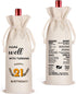 LANBAIHE 21st Birthday Gifts for Her, 21st Birthday Gift for Women Men, 21 Years Old Birthday Gifts Wine Bag, 21st