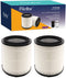 Flintar H13 True HEPA Replacement Filter, 2-Pack for SilverOnyx 5-Speed Air Purifier KJ150F-C02, Large Room 500 sq ft
