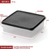Plastic Storage Containers with Lids, 2-Pack 3L Cupcake Carrier, Airtight Leakproof Cookie Storage for Food, Meal Prep