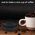 51mm Espresso Dosing Funnel, Magnetic Coffee Dosing Ring, Anodized Aluminum with 4 Magnetized Steel
