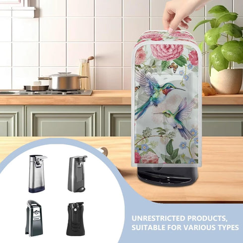 Hummingbird Electric Can Opener Dust Cover, Home Decor Kitchen Appliance Covers