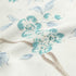 VOGOL Blue Spring Flower Window Valance, Country Style Faux Linen Decorative Topper for Kitchen, 52 x 18 Inches, 1 Panel