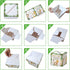 50 8" Diaper Raffle Tickets & Advice Cards For Baby Shower - Tickets, Jungle Animal Baby Shower Collection Box, Party