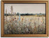 Gold Framed Vintage Wall Art, Classical French Landscape Wildflowers Botanical Painting Canvas Print for Kitchen