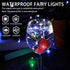 12 Pack 7ft 20 (12, Multicolor Fairy Lights Battery Operated, LED Mini String Twinkle Lights for Easter Valentine's Day