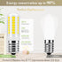 DiCUNO E17 LED Bulb - Under Microwave Oven Lights, Daylight White 5000K, 3W (40W Halogen Replacement) 400LM 120V E17