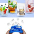 Ice Cube Tray - Silicone Square Ice Trays Easy Release Stackable Mold with Removable Lid, 24 Cavity (2 Pack, Blue)