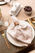 DII Basic Napkin Ring Collection, Decorative Rustic Farmhouse Style, Wood Band, Small Set (4 Piece)