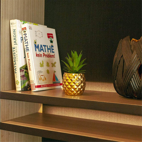 Artificial Succulent Potted Pineapple Decor, Fake Pineapple for Home Office Kitchen Table Decoration