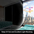 HIDBEA Mirror Blackout Window Film, 100% Light Blocking Room Darkening Tint, Removable Cover for Day Sleep