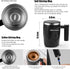 FCSWEET 2Pc 14oz Self Stirring Mug,Rechargeable Auto Magnetic Coffee Mug with Stir Bar,Waterproof Automatic Mixing Cup