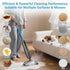 6 Pack 3897A 3712 3897A/3712 / Rotating Steam Mop Pads Replacement for Bissell SpinWave SmartSteam Scrubbing Steam Mop