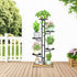 5 LASZOLA Black Tiered Plant Stand Indoors Heavy Duty Metal Rack, Sturdy Multi Level Shleving Hold Flowers, Larger