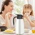 70oz Thermal Coffee Carafe, Insulated Coffee Thermos Airpot, Double Walled Vacuum Flask for Hot Beverage Dispenser
