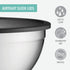 Table Concept Set Mixing Bowls with Airtight Lids, Stainless Steel Nesting Bowl for Space Saving Storage, Ideal