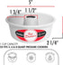 Fat Daddio's RMP-5 Anodized Aluminum Small Ring Mold Pan, 5 x 2.25 Inch, Silver