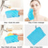 PHOGARY 10 Cloth,68inch, 5 PCS Microfiber Body Wash Mitts, Flannel Soft Face Mitten, Bath Spa Cloth, Reusable Makeup