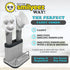 Smilyeez Caddy Combo, Sink Caddy with Smiling Dishwand & 2 Scrub Brushes (White & Grey)