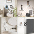 Wisfame 4.92 2 Pack Small Piano White Shelves for Wall, Metal Floating Shelves for Echo, Cameras, Small Speaker