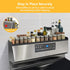 16-32 inch 4 OTraki Magnetic Stove Top Shelf Spice Rack for Stove Adjustable Over the Stove Shelf Stainless Steel