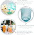 Bormioli Rocco Set of 4 Romantic Stemware Glasses, 10.75 Oz. Colored Crystal Glass, Light Blue, Made in Italy