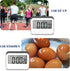 Jayron Digital Timer Alarm Clock, Kitchen Timer with Large LED Display, Magnetic Design, Replaceable Battery