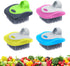 Aodaer 4 Pieces Vegetable Brush Potato Scrubber Brush Silicone Hard and Soft
