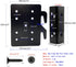 Bed Frame Post Double Hook Slot Hardware Attachment Bracket,Bed Rail Hooks Cold Rolled Steel 5''×4¼'',Thickness 2 mm, Heavy Duty for Plates Bed Accessories with Screws Included(4 Sets ) (5''×4¼'')