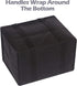 DIOMMELL Set 4 of Large Insulated Reusable Grocery Bags with Sturdy Zipper and Handles, Foldable Washable Heavy Duty
