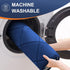 OLANLY Memory Foam Bath Mat 30x20, Ultra Soft Absorbent Bathroom Rug, Machine Washable, Navy
