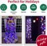 33ft 100 4th 16 LAMPHOME Red White Blue String Lights, LED of July Patriotic Fairy Lights Plug in, Lighting Modes