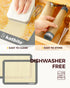 Silicone Baking Mat, Katbite Large Set of 3 - 2 Half Sheets (11 5/8" x 16 1/2") + 1 Quarter Baking Sheet, Nonstick