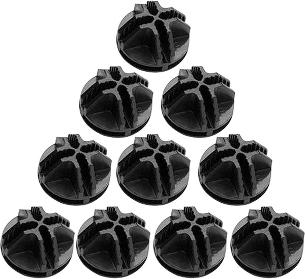 URBEST Wire Cube Connectors, Plastic Connectors for Modular Organizer Closet and Wire Grid Cube Storage Unit, Black, 40