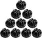URBEST Wire Cube Connectors, Plastic Connectors for Modular Organizer Closet and Wire Grid Cube Storage Unit, Black, 40