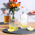 Bormioli Rocco Bartender Novecento Stackable Hi-Ball Drinking Glass, Clear, Set of 4