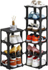 5 Tiers Shoe Rack Organizer for Closet Shoe Holder Storage Narrow Plastic