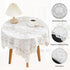 Foyods 35 35 Inch, Square Lace Tablecloth X Off White Lace-Tablecloths & Small Tablecloths Laces Vintage for Round