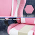 Pink Gaming Chair, Ergonomic High Back Video Game Chairs Racing Style with Lumbar Support, Headrest & Arms Gaming Chair