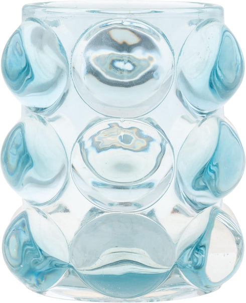 Karma, Lucia Hobnail Votive, Tea Lights Candle Holder, Glass Votive Candle Holders for Table Decorations, Baby Shower