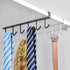 2pcs Counter Mug Hanger Rack, Under Shelf Storage Hooks Organizer Hanging Holder for Cabinet Pantry Kitchen Cupboard