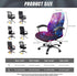 Talayituse Galaxy Print Home Office Chair Covers Stretchable Computer Desk Chair Covers High Back Universal Executive