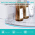 2-Pack Acrylic Corner Shower Shelves, Adhesive Shower Caddy Organizer for Bathroom Storage Home Decor, Clear Rustproof