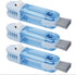 3 in 1 Cup Lid Gap Cleaning Brush Set, Multifunctional Bottle Cleaning Brush Tools (3Pcs, Blue)