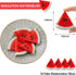Yaomiao Fake Watermelon Simulation Slices, Realistic Lifelike Plastic Decor for Photography Props